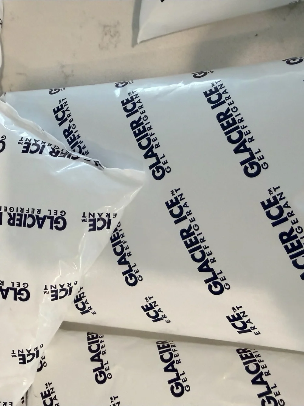 7 Gel Refrigerant Pack - White Cooling Packs (Bulk) shipping coolers